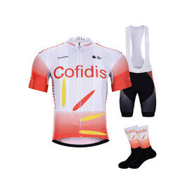 BONAVELO Kolesarski mega set - COFIDIS 2020 - črna/bela/rdeča