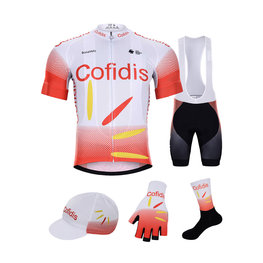 BONAVELO Kolesarski mega set - COFIDIS 2020 - bela/rdeča