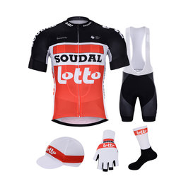 BONAVELO Kolesarski mega set - LOTTO SOUDAL 2020 - rdeča/črna/bela