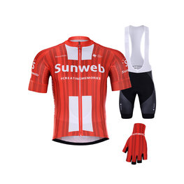 BONAVELO Kolesarski mega set - SUNWEB 2020 - črna/rdeča