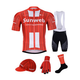 BONAVELO Kolesarski mega set - SUNWEB 2020 - črna/rdeča