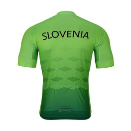 BONAVELO Kolesarski dres s kratkimi rokavi - SLOVENIA ll. - zelena