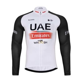 BONAVELO Kolesarski zimski set - UAE 2024 WINTER - črna/bela/rdeča