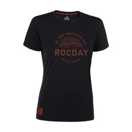 ROCDAY Kolesarski dres s kratkimi rokavi - MONTY LADY - rdeča/črna