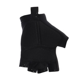 SANTINI Kolesarske rokavice s kratkimi prsti - BRISK - črna