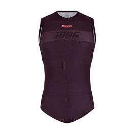 SANTINI Kolesarska  majica s kratkimi rokavi - 1965 - bordo