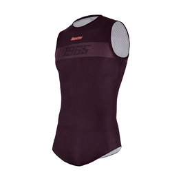 SANTINI Kolesarska  majica s kratkimi rokavi - 1965 - bordo