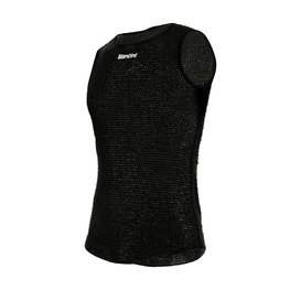 SANTINI Kolesarska  majica s kratkimi rokavi - ALPHA - črna