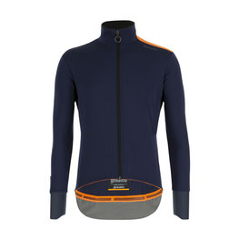 SANTINI Kolesarska  podaljšana jakna - VEGA XTREME - modra