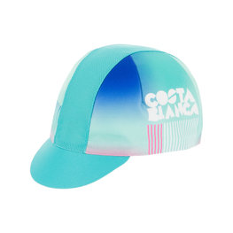 SANTINI Kolesarska kapa - LA VUELTA 2019 - rožnata/bela/svetlo modra