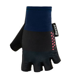 SANTINI Kolesarske rokavice s kratkimi prsti - REDUX FORTUNA AERO - modra