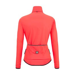 SANTINI Kolesarska  vetru odporna jakna - NEBULA WINDPROOF W - rožnata