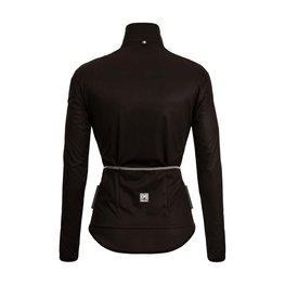 SANTINI Kolesarska  vetru odporna jakna - NEBULA - črna