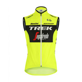 SANTINI Kolesarski brezrokavnik - TREK 2019 LIGHT WIND - rumena/črna