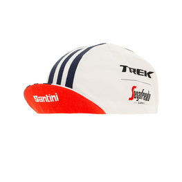 SANTINI Kolesarska kapa - TREK SEGAFREDO 2020 - bela/modra