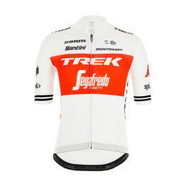 SANTINI Kolesarski dres s kratkimi rokavi - TREK 2019 SLEEK99 - bela/rdeča