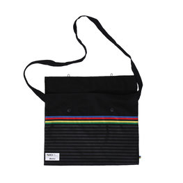 SANTINI Kolesarska  torba - UCI RAINBOW - črna