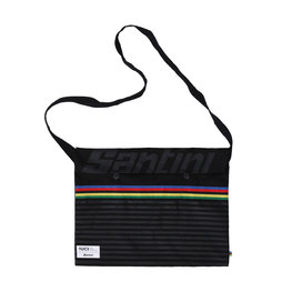 SANTINI Kolesarska  torba - UCI RAINBOW - črna