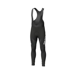 SCOTT Kolesarske dolge hlače z naramnicami - RC AS WINTER - črna/rumena