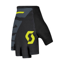 SCOTT Kolesarske rokavice s kratkimi prsti - ASPECT SPORT GEL SF - rumena/siva