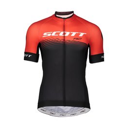 SCOTT Kolesarski dres s kratkimi rokavi - RC PRO 2019 - rdeča/črna