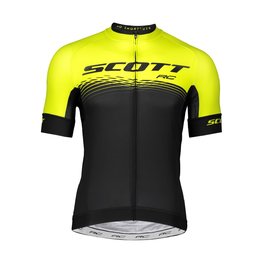 SCOTT Kolesarski dres s kratkimi rokavi - RC PRO 2019 - črna/rumena