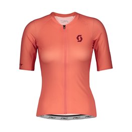 SCOTT Kolesarski dres s kratkimi rokavi - RC PREMIUM LADY - rožnata