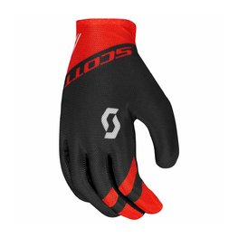 SCOTT Kolesarske  rokavice z dolgimi prsti - RC TEAM LF - črna/rdeča
