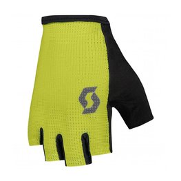 SCOTT Kolesarske rokavice s kratkimi prsti - ASPECT SPORT GEL SF - črna/rumena