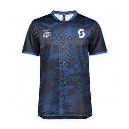 SCOTT Kolesarski dres s kratkimi rokavi - TRAIL FLOW - modra