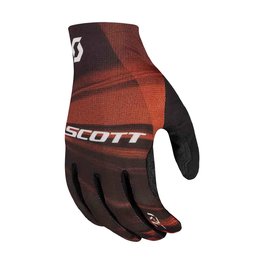 SCOTT Kolesarske  rokavice z dolgimi prsti - RC PRO LF - bela/rdeča/črna