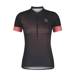 SCOTT Kolesarski dres s kratkimi rokavi - GRAVEL CONTESSA LADY - črna/vijolična
