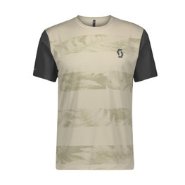 SCOTT Kolesarski dres s kratkimi rokavi - TRAIL FLOW - bež