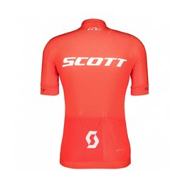 SCOTT Kolesarski dres s kratkimi rokavi - RC PRO SS - bela/rdeča