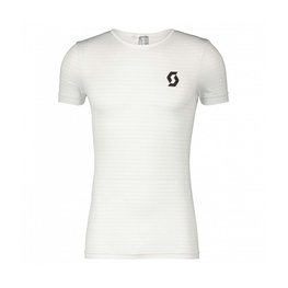 SCOTT Kolesarska  majica s kratkimi rokavi - CARBON - bela