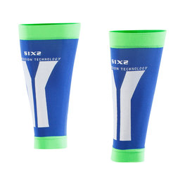 SIX2 Kolesarske  gamaše do kolen - CALF - modra/zelena