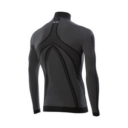 SIX2 Kolesarska  majica z dolgimi rokavi - KIDS TS3 - črna