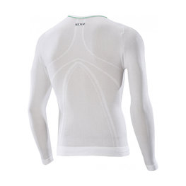 SIX2 Kolesarska  majica z dolgimi rokavi - TS2L SUPERLIGHT - bela