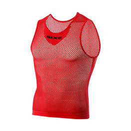 SIX2 Kolesarska majica brez rokavov - SMR2 - rdeča