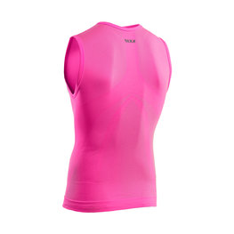 SIX2 Kolesarska majica brez rokavov - SMX C - rožnata