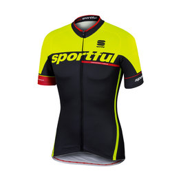 SPORTFUL Kolesarski dres s kratkimi rokavi - SC TEAM - črna/rumena
