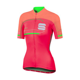 SPORTFUL Kolesarski dres s kratkimi rokavi - GRUPPETTO PRO LADY - rožnata