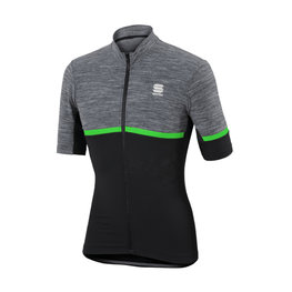 SPORTFUL Kolesarski dres s kratkimi rokavi - GIARA - siva/zelena/črna