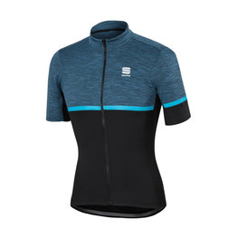 SPORTFUL Kolesarski dres s kratkimi rokavi - GIARA - črna/modra/siva