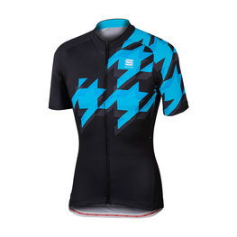 SPORTFUL Kolesarski dres s kratkimi rokavi - FUGA - črna/modra
