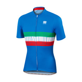SPORTFUL Kolesarski dres s kratkimi rokavi - ITALIA - modra