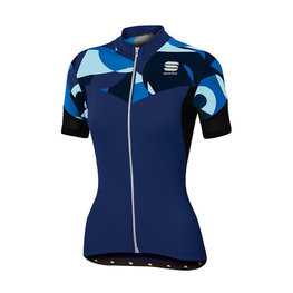 SPORTFUL Kolesarski dres s kratkimi rokavi - PRIMAVERA LADY - modra