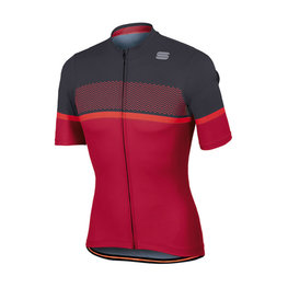 SPORTFUL Kolesarski dres s kratkimi rokavi - FREQUENCE - rožnata/siva