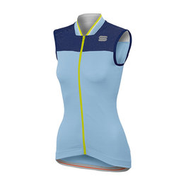 SPORTFUL Kolesarski dres brez rokavov - GRACE LADY - modra/svetlo modra
