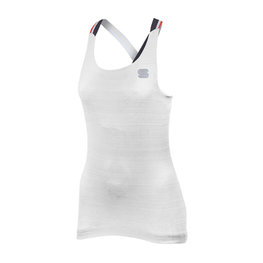 SPORTFUL Kolesarski dres brez rokavov - GRACE LADY - bela